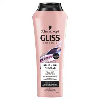 De Online Drogist Schwarzkopf gliss kur gliss split hair miracle shampoo 250ml aanbieding