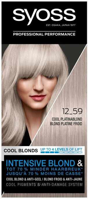 De Online Drogist Syoss blond cool blonds color 12-59 cool platinum blond 1st aanbieding