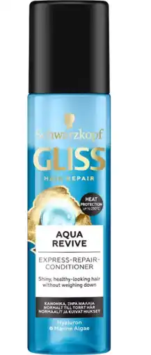 De Online Drogist Schwarzkopf gliss kur gliss aqua revive anti-klitspray 200ml aanbieding