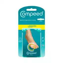De Online Drogist Compeed likdoornpleister medium 10st aanbieding