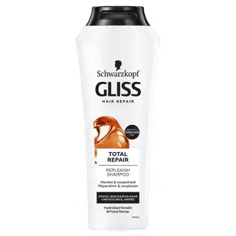 De Online Drogist Schwarzkopf gliss kur gliss total repair shampoo 250ml aanbieding