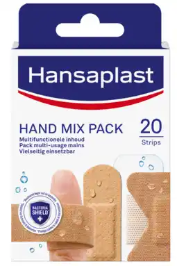 De Online Drogist Hansaplast hand mix pack 20st aanbieding