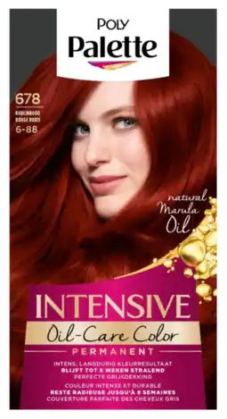 De Online Drogist Poly palette intensive crème color 678 robijnrood 115ml aanbieding