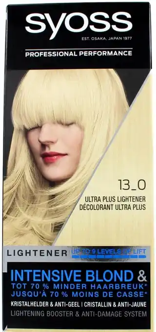 De Online Drogist Syoss color salonplex 13-0 ultra plus lightener 1st aanbieding