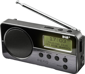 MediaMarkt Peaq pdr050-b-1 dab+ portable radio aanbieding