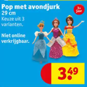 Kruidvat Pop met avondjurk aanbieding