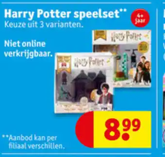 Kruidvat Harry Potter speelset aanbieding