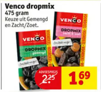 Kruidvat Venco Dropmix 475g aanbieding