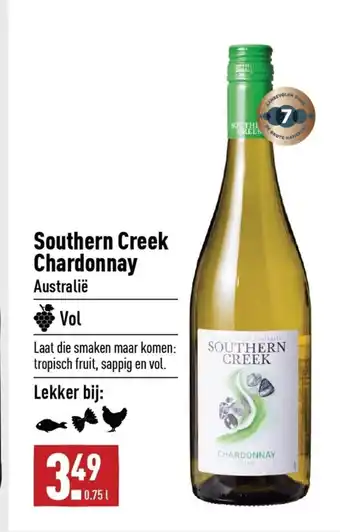 ALDI Southern Creek Chardonnay 0.75 L aanbieding