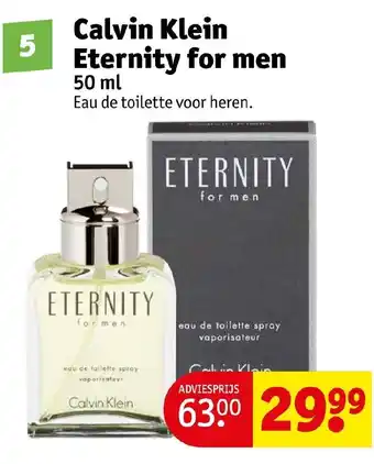 Kruidvat Calvin Klein Eternity for men 50ml aanbieding