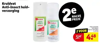 Kruidvat Kruidvat Anti-Insect huid-verzorging  2 x 50 ml aanbieding