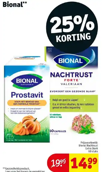 Kruidvat Bional*** aanbieding