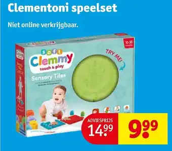 Kruidvat Clementoni speelset aanbieding