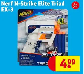 Kruidvat Nerf N-Strike Elite Triad EX-3 aanbieding