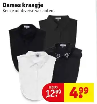 Kruidvat Dames kraagje aanbieding