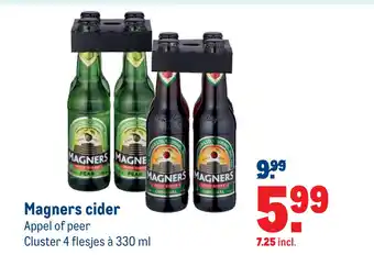 Makro Magners cider 330 ml aanbieding