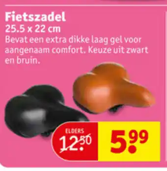 Kruidvat Fietszadel aanbieding