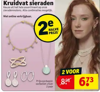 Kruidvat Kruidvat sieraden 2st aanbieding