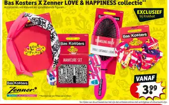 Kruidvat Bas Kosters x Zenner Love&Happines collectie aanbieding