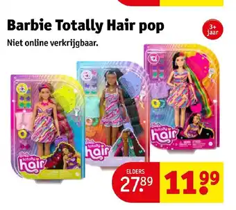 Kruidvat Barbie Totally Hair pop aanbieding