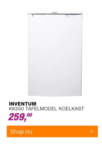EP INVENTUM KK550 TAFELMODEL KOELKAST aanbieding