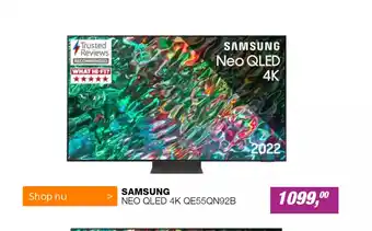 EP SAMSUNG NEO QLED 4K QE55QN92B aanbieding