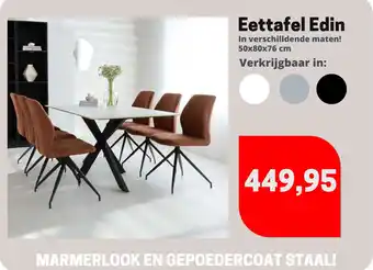 Dimehouse Eettafel edin aanbieding