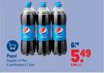 Makro Pepsi 1 liter aanbieding