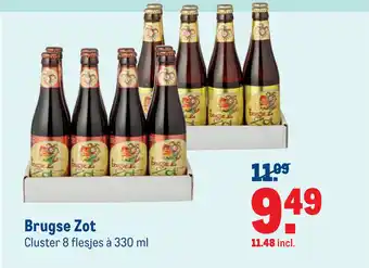 Makro Brugse Zot 330 ml aanbieding