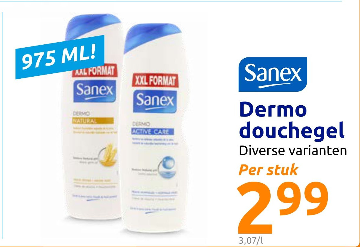 Sanex Dermo douchegel aanbieding bij Action