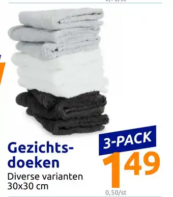 Action Gezichtsdoeken aanbieding