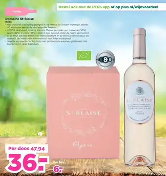 PLUS Domaine st-blaise rosé aanbieding