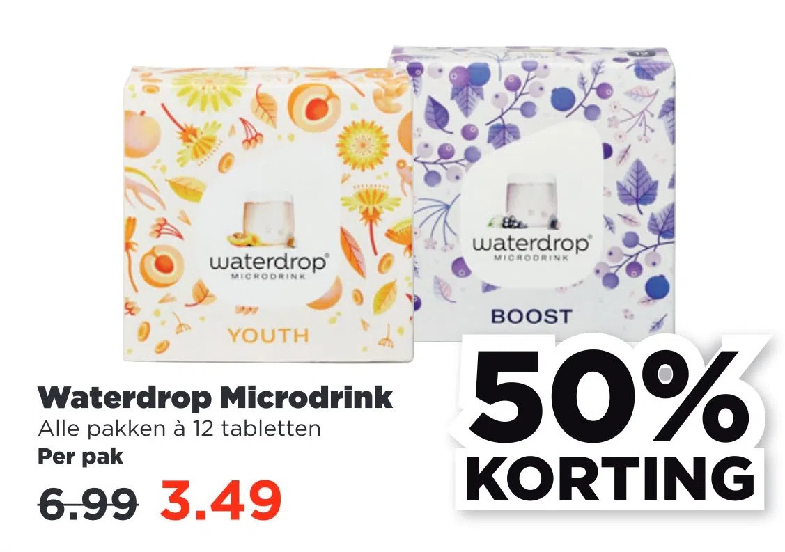 Waterdrop microdrink aanbieding bij PLUS