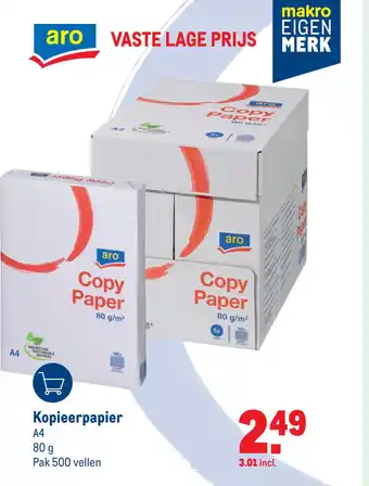 Makro Kopieerpapier A4 aanbieding