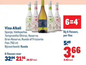 Makro AL Vina Albali 750 ml aanbieding