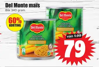 Dirk Del Monte maïs Blik 340 gram. aanbieding