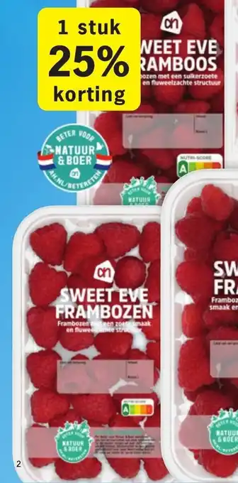 Albert Heijn Alle AH Sweet Eve frambozen aanbieding