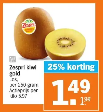 Albert Heijn Zespri kiwi gold 250g aanbieding