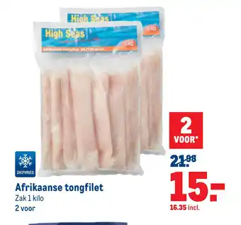 Makro Afrikaanse tongfilet 1 kilo aanbieding