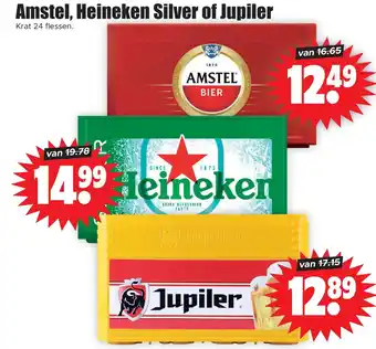 Dirk Amstel. heineken silver of jupiler aanbieding