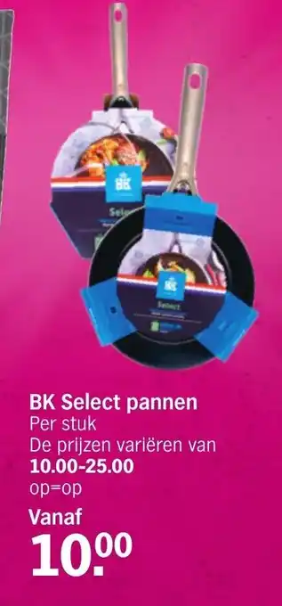 Albert Heijn BK Select pannen Per stuk aanbieding