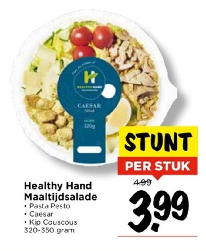 Healthy Hand Maaltijdsalade • Kip Couscous 320350 gram aanbieding bij