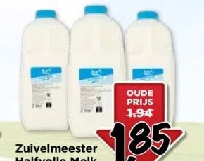 Vomar Voordeelmarkt Zuivelmeester halfvolle melk aanbieding
