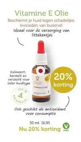 De Rode Pilaren Vitamine e olie aanbieding