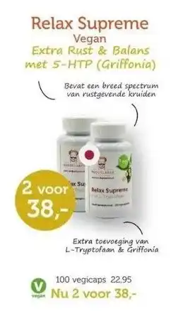 De Rode Pilaren Relax supreme vegan aanbieding