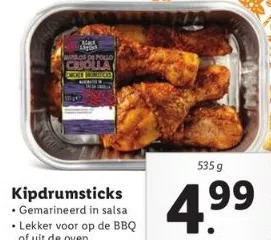 Lidl Kipdrumsticks aanbieding