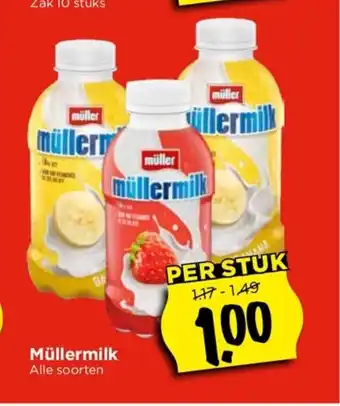 Vomar Voordeelmarkt Müllermilk Alle soorten aanbieding