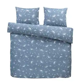 Leen Bakker Comfort dekbedovertrek myra - blauw - 240x200/220 cm - leen bakker aanbieding