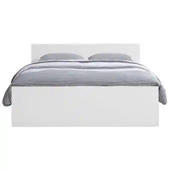 Leen Bakker Bed naia - hoogglans wit - 160x200 cm - leen bakker aanbieding