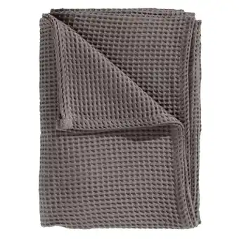 Leen Bakker Plaid jonathan - antraciet - 130x170 cm - leen bakker aanbieding